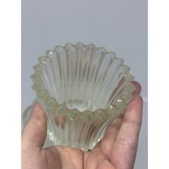 VTG Homco Royal Jewelite #1193 Glass Votive Candle Holders 4" Set of 4 Peg Base - Picture 7 of 9